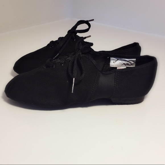 Sansha Tívoli lace-up canvas jazz shoes - Picture 5 of 8